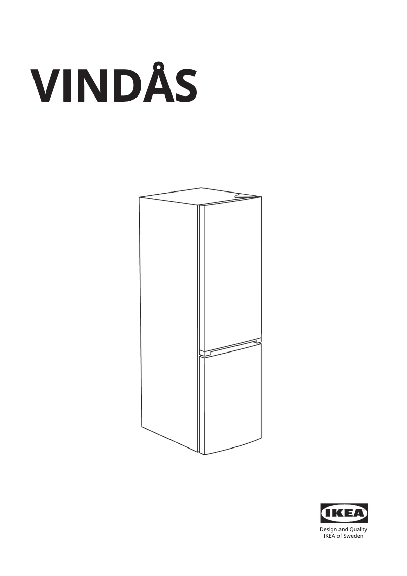 Page 1 de la notice Manuel utilisateur Ikea VINDÅS 705.680.70