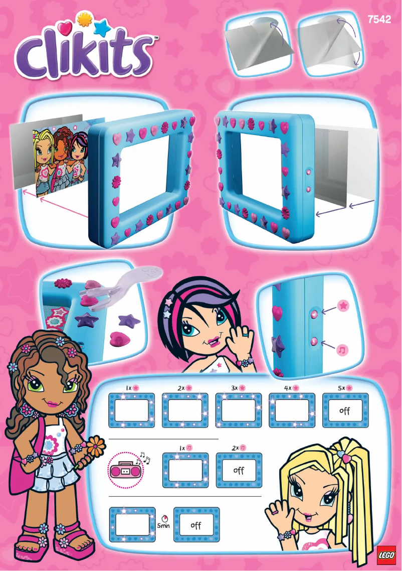 Página 1 del manual Manual de usuario Lego Flashin' Fashion Frame