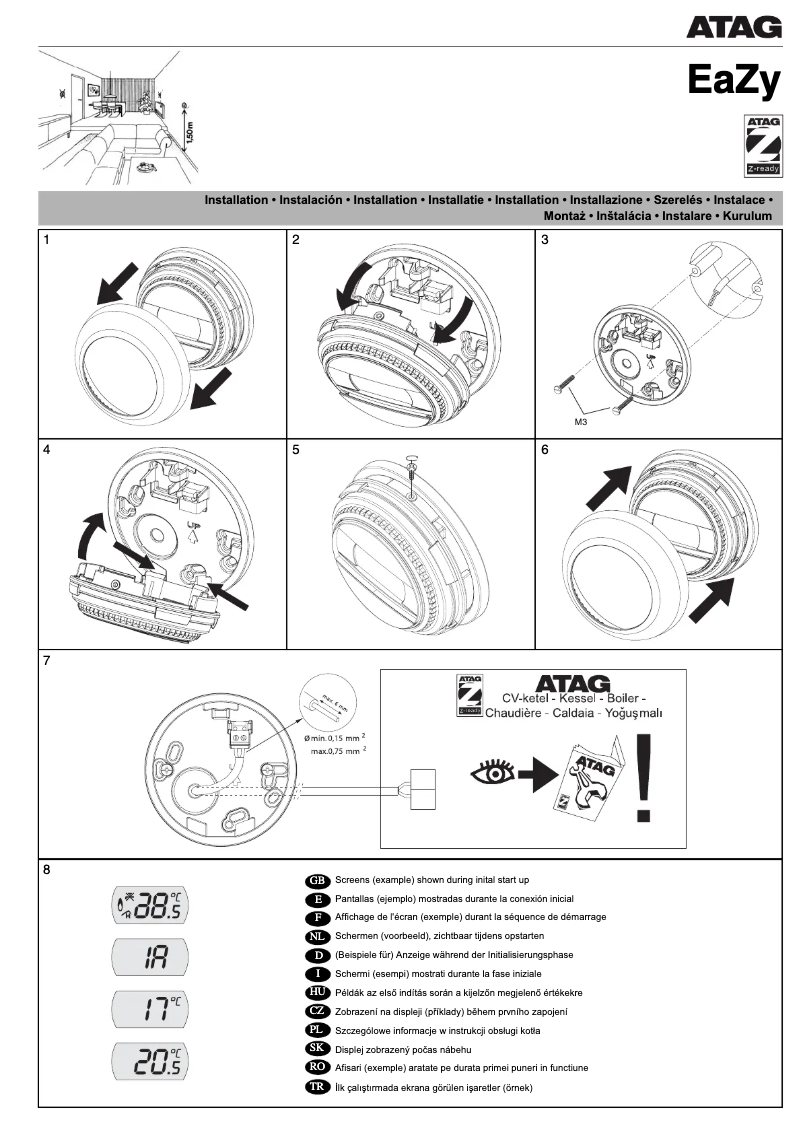 Página 1 del manual Manual de usuario Atag EaZy