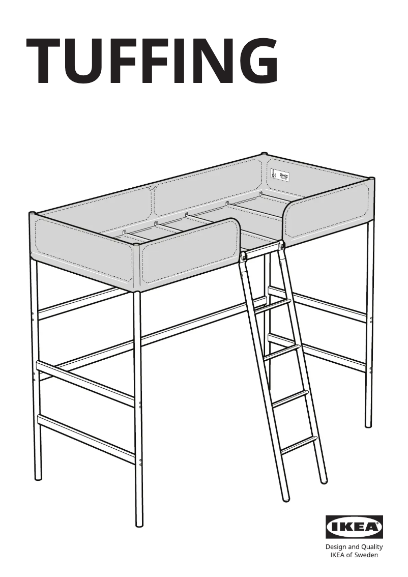 Page 1 de la notice Manuel utilisateur Ikea TUFFING 102.994.48