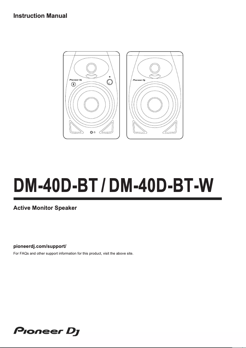 Page 1 de la notice Manuel utilisateur Neumann DM-40D-BT
