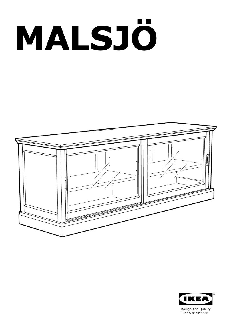 Page 1 de la notice Manuel utilisateur Ikea MALSJÖ 004.745.84