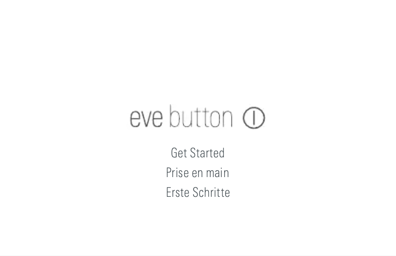 Page 1 of the manual User Manual EVE Button
