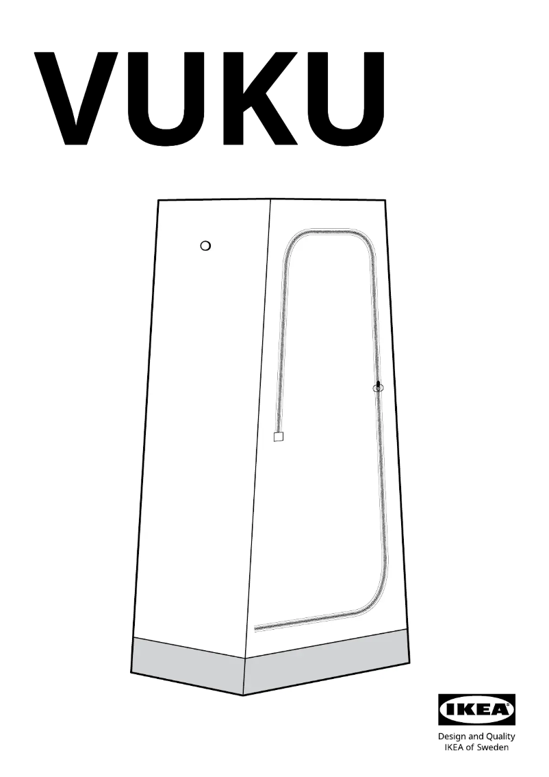 Page 1 de la notice Manuel utilisateur Ikea VUKU 803.319.73