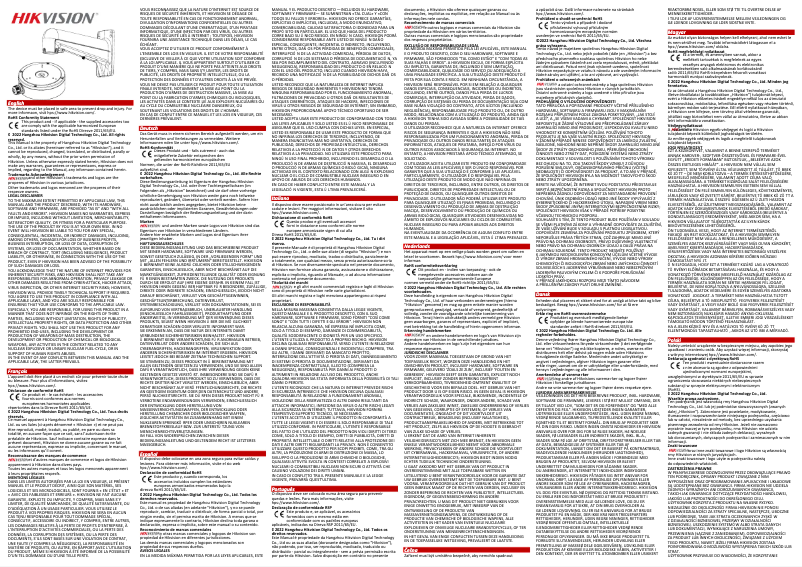 Page 1 of the manual User Manual Hikvision DS-1273ZJ-160B