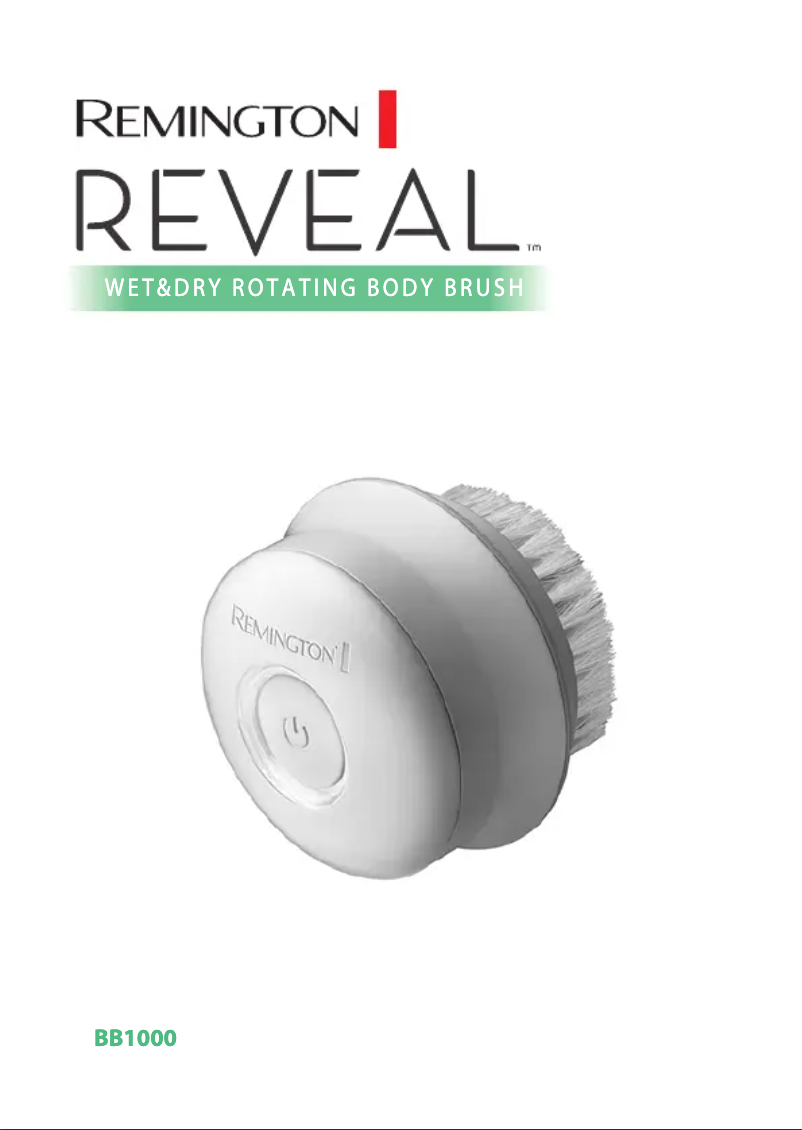 Page 1 of the manual User Manual Remington BB1000