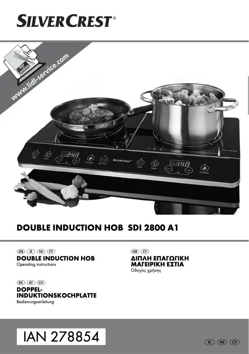 Page 1 de la notice Manuel utilisateur SilverCrest SDI 3500 A1