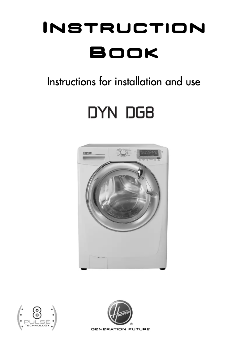 Page 1 de la notice Manuel utilisateur Hoover DYN 9144DG8/1-80