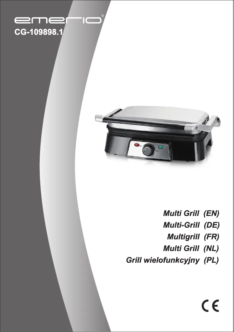 Página 1 del manual Manual de usuario Emerio CG-109898