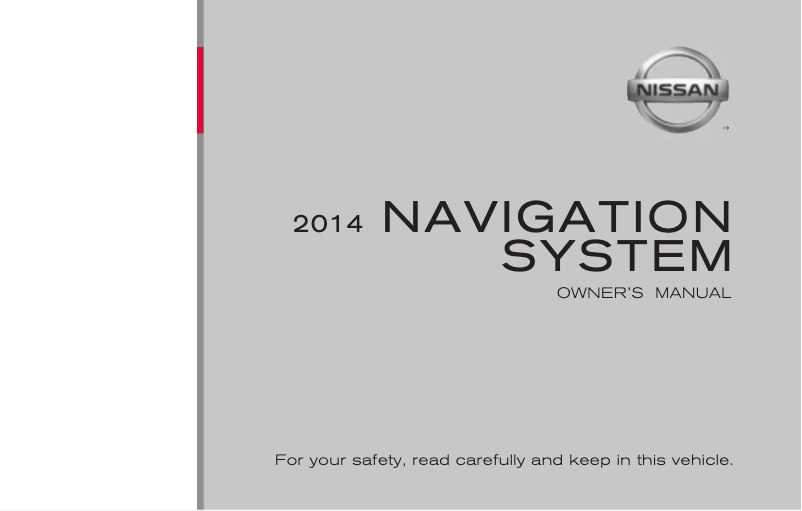 Page 1 of the manual User Manual Nissan Pathfinder Hybrid (2014)