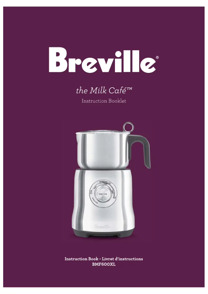 Página 1 del manual Manual de usuario Breville the Milk Café BMF600