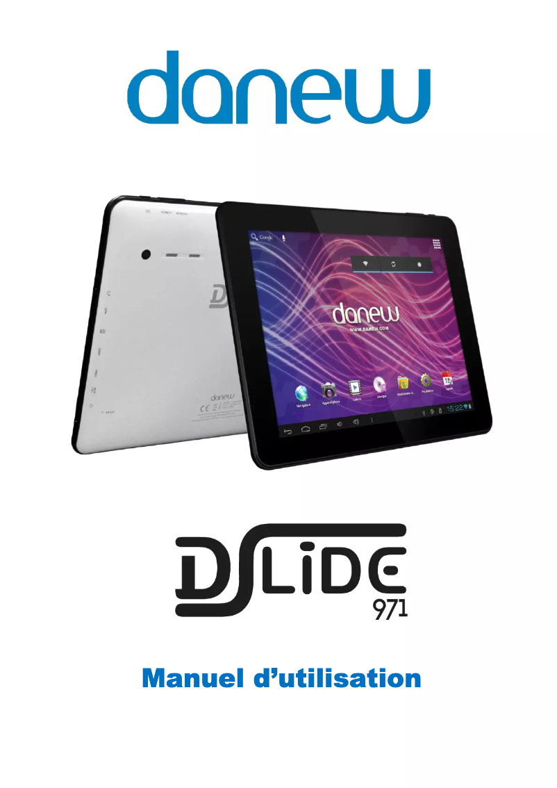 Page 1 de la notice Manuel utilisateur Danew DSlide 971