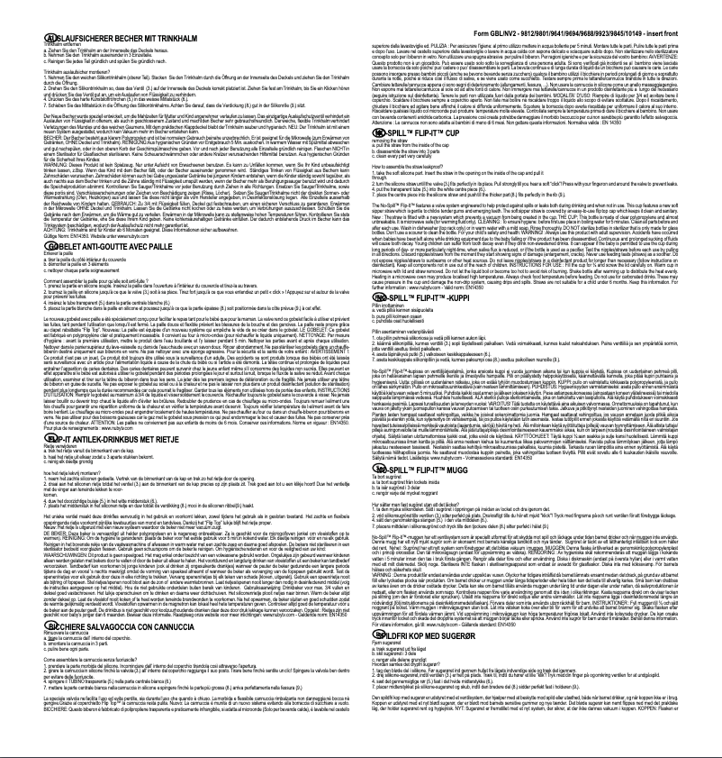 Page 1 de la notice Manuel utilisateur Nuby Flip-it