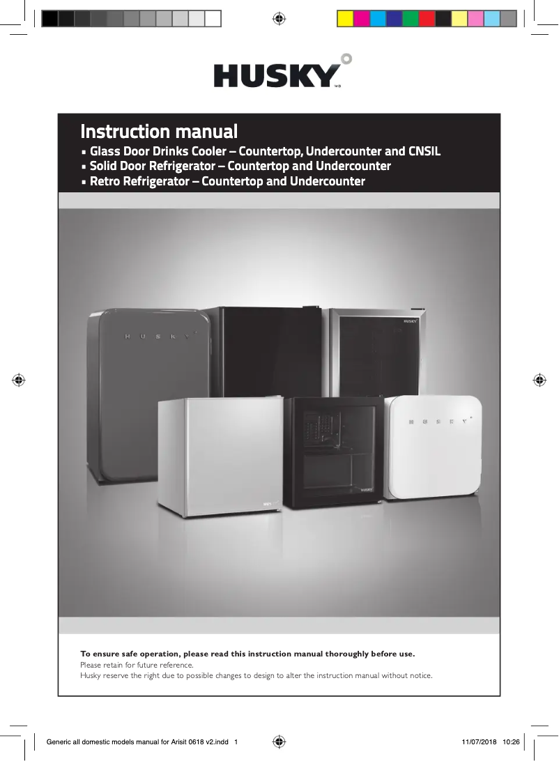 Página 1 del manual Manual de usuario Husky CKK110-265-WH-AU