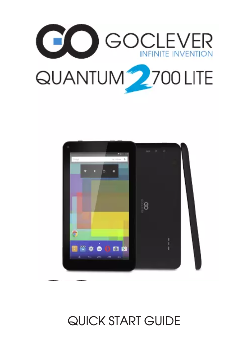 Page 1 de la notice Manuel utilisateur GoClever QUANTUM 2 700 LITE