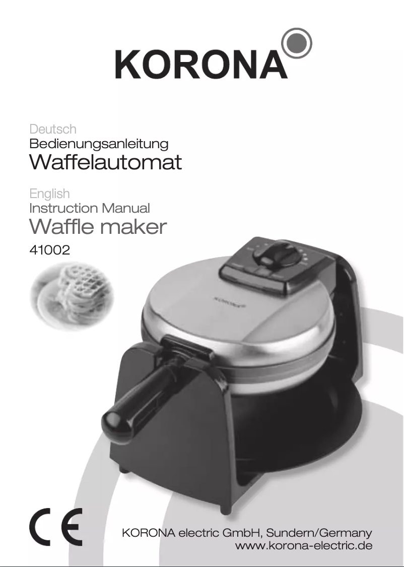 Page 1 de la notice Manuel utilisateur Korona 41002