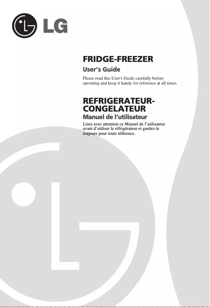 Page 1 de la notice Manuel utilisateur LG GC-B359BLQ