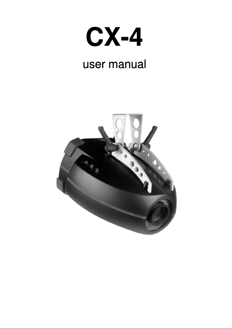 Page 1 de la notice Manuel utilisateur Martin CX-4