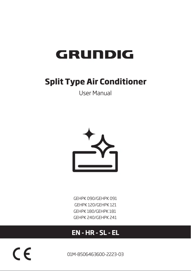 Page 1 de la notice Manuel utilisateur Grundig GEHPK 240 / GEHPK 241