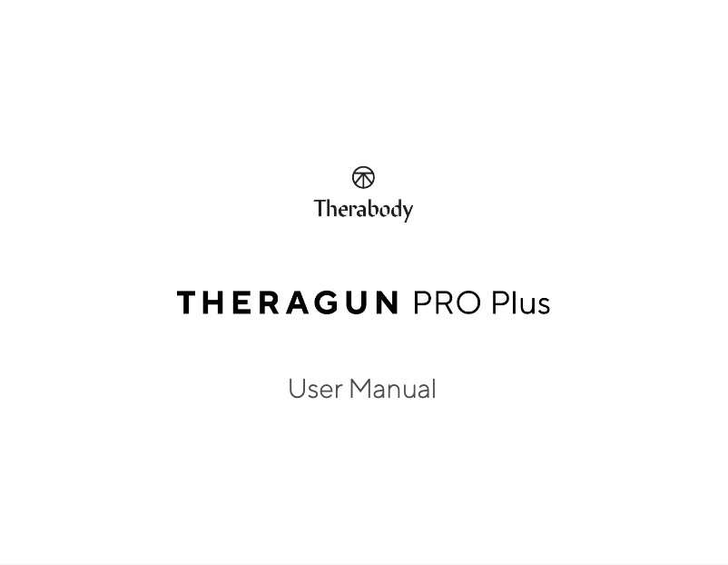 Página 1 del manual Manual de usuario Therabody Theragun Mini
