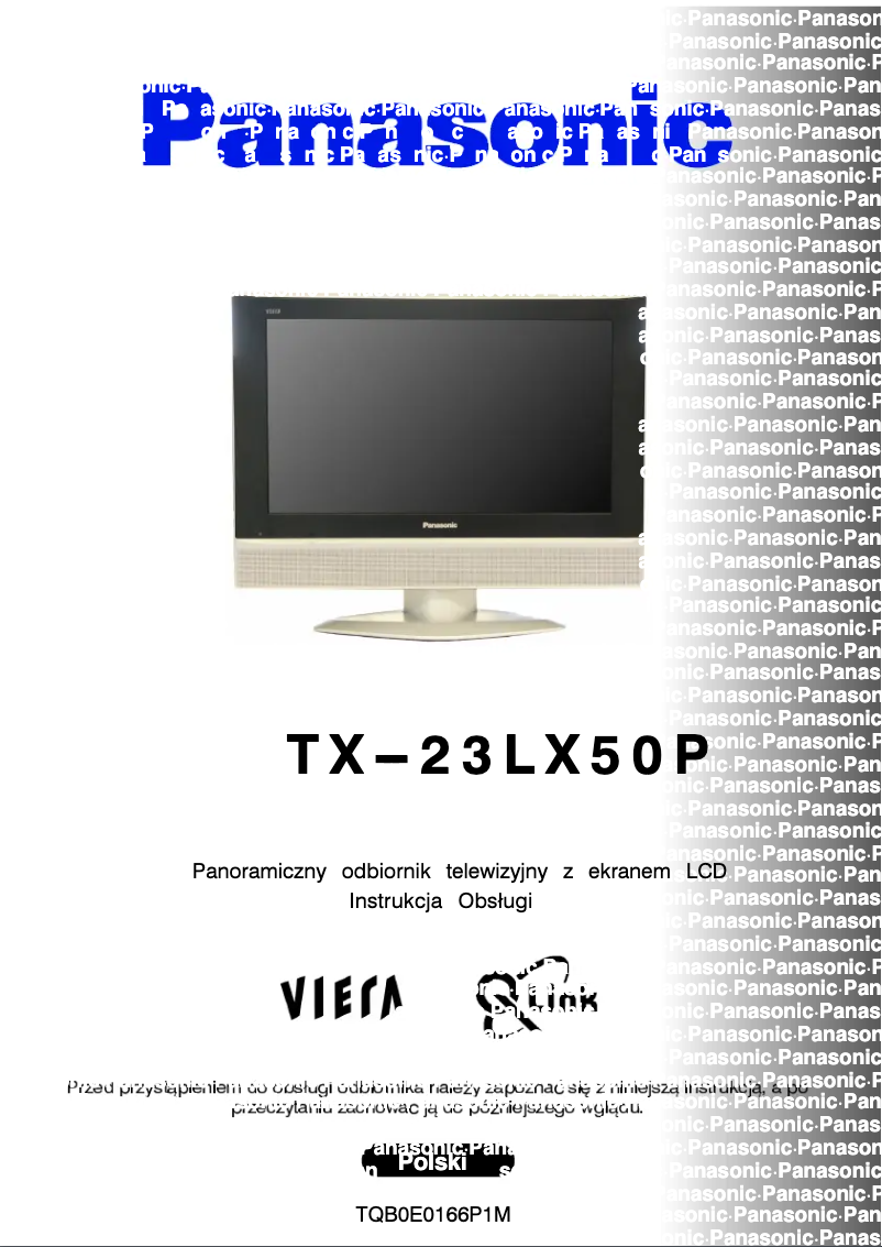 Page 1 de la notice Manuel utilisateur Panasonic Viera TX-23LX50P