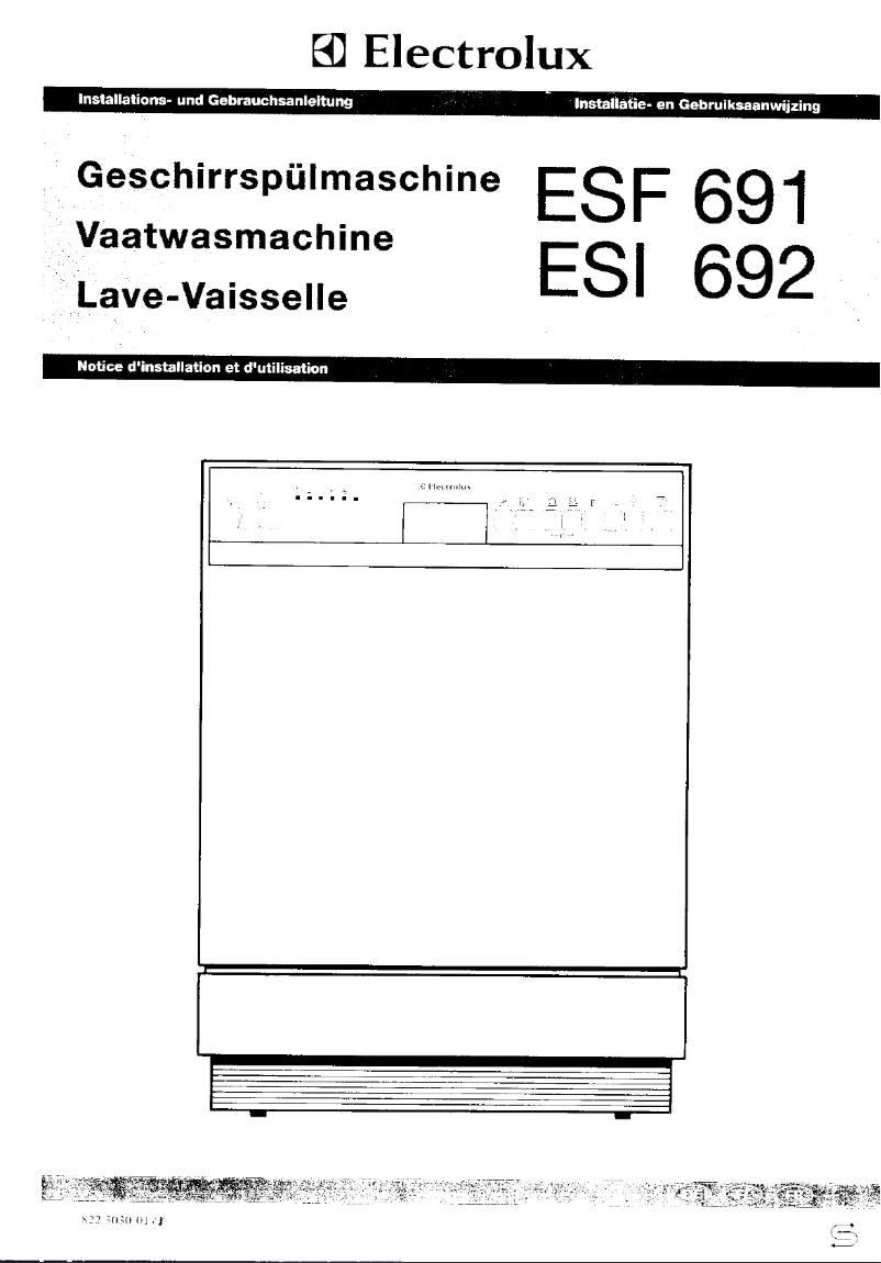 Página 1 del manual Manual de usuario Electrolux ESI692