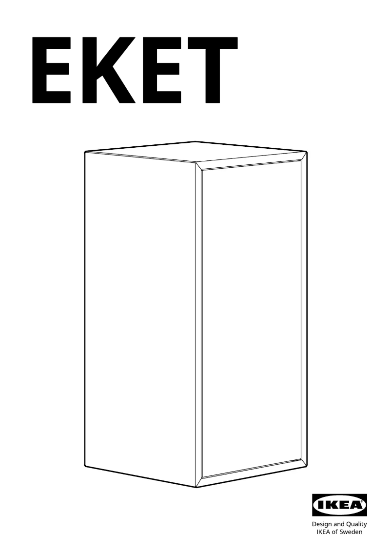 Page 1 de la notice Manuel utilisateur Ikea EKET 805.745.89