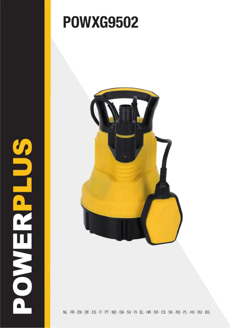 Page 1 de la notice Manuel utilisateur PowerPlus POWXG9502