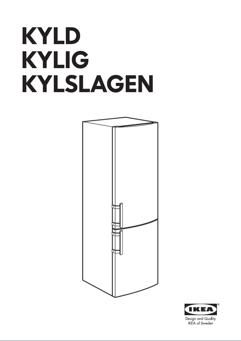 Page 1 de la notice Instructions / montage Ikea KYLD