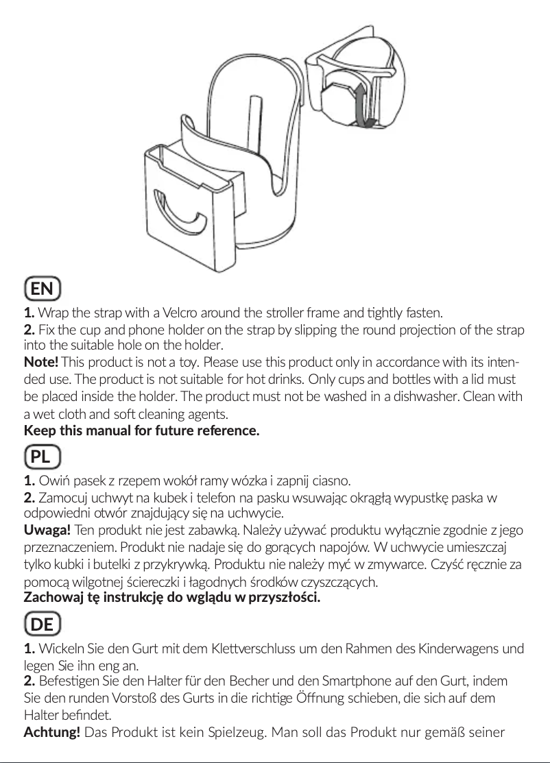 Page 1 of the manual User Manual Lionelo Ove