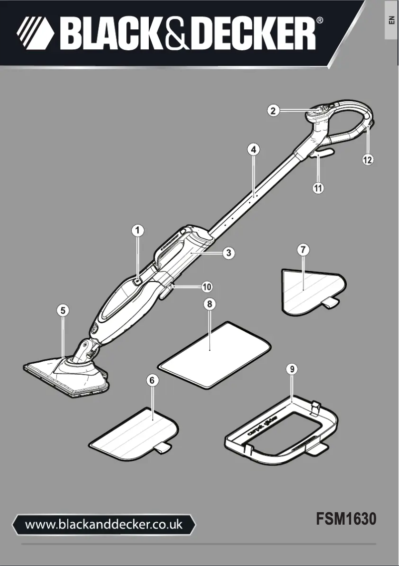 Página 1 del manual Manual de usuario Black & Decker FSMP30
