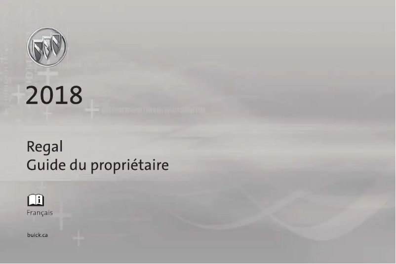Page 1 de la notice Manuel utilisateur Buick Regal (2018)