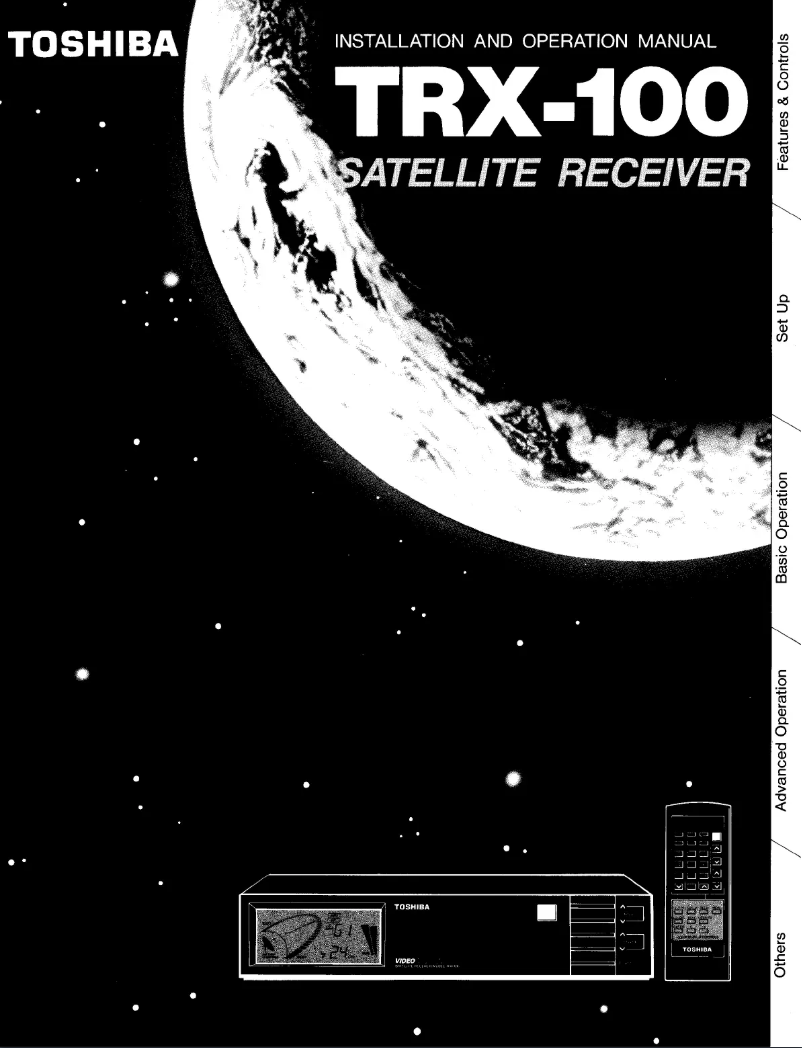 Page 1 de la notice Manuel utilisateur Toshiba TRX-100