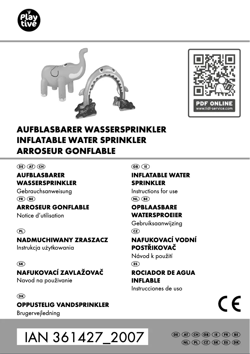 Page 1 de la notice Manuel utilisateur Playtive IAN 361427