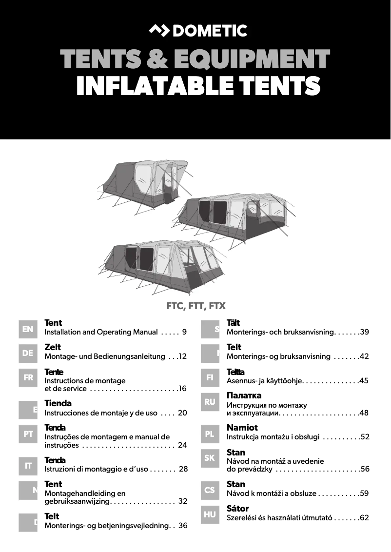 Page 1 de la notice Mode d'emploi Dometic Rarotonga FTT 401