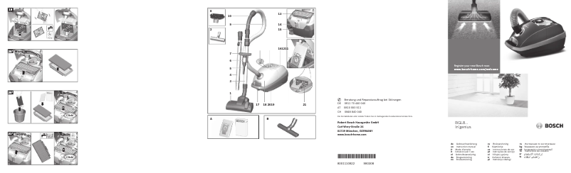 Página 1 del manual Manual de usuario Bosch BGL8522