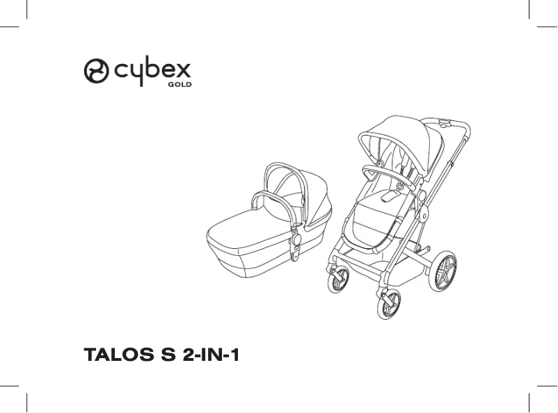 Página 1 del manual Manual de usuario Cybex Talos S 2-in-1