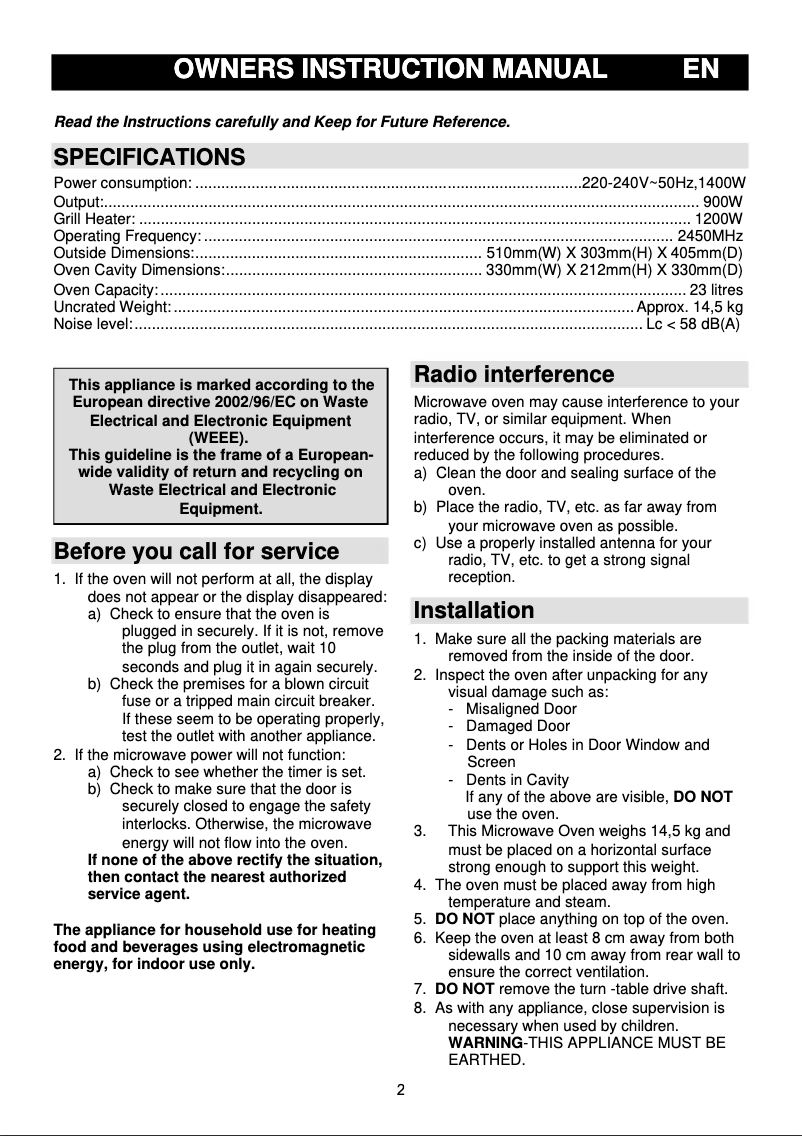 Page 1 de la notice Manuel utilisateur Gorenje BM6250ORAX