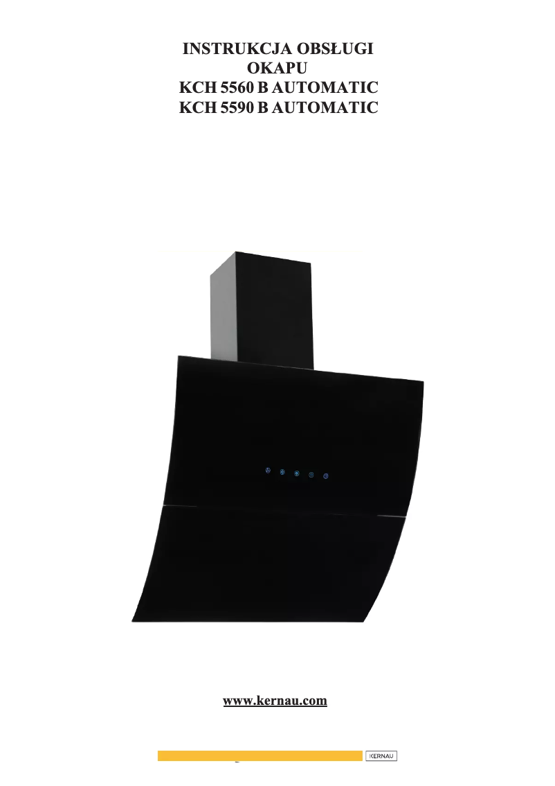 Page 1 de la notice Manuel utilisateur Kernau KCH 5560 B