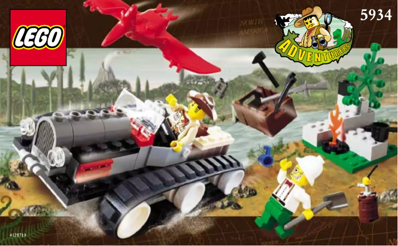Page 1 de la notice Manuel utilisateur Lego Adventurers 5934