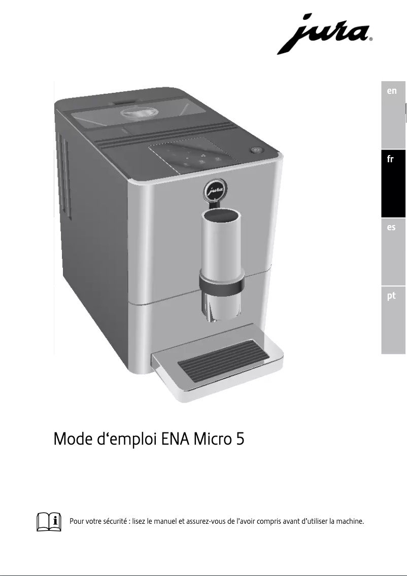 Page 1 de la notice Manuel utilisateur Jura ENA Micro 5
