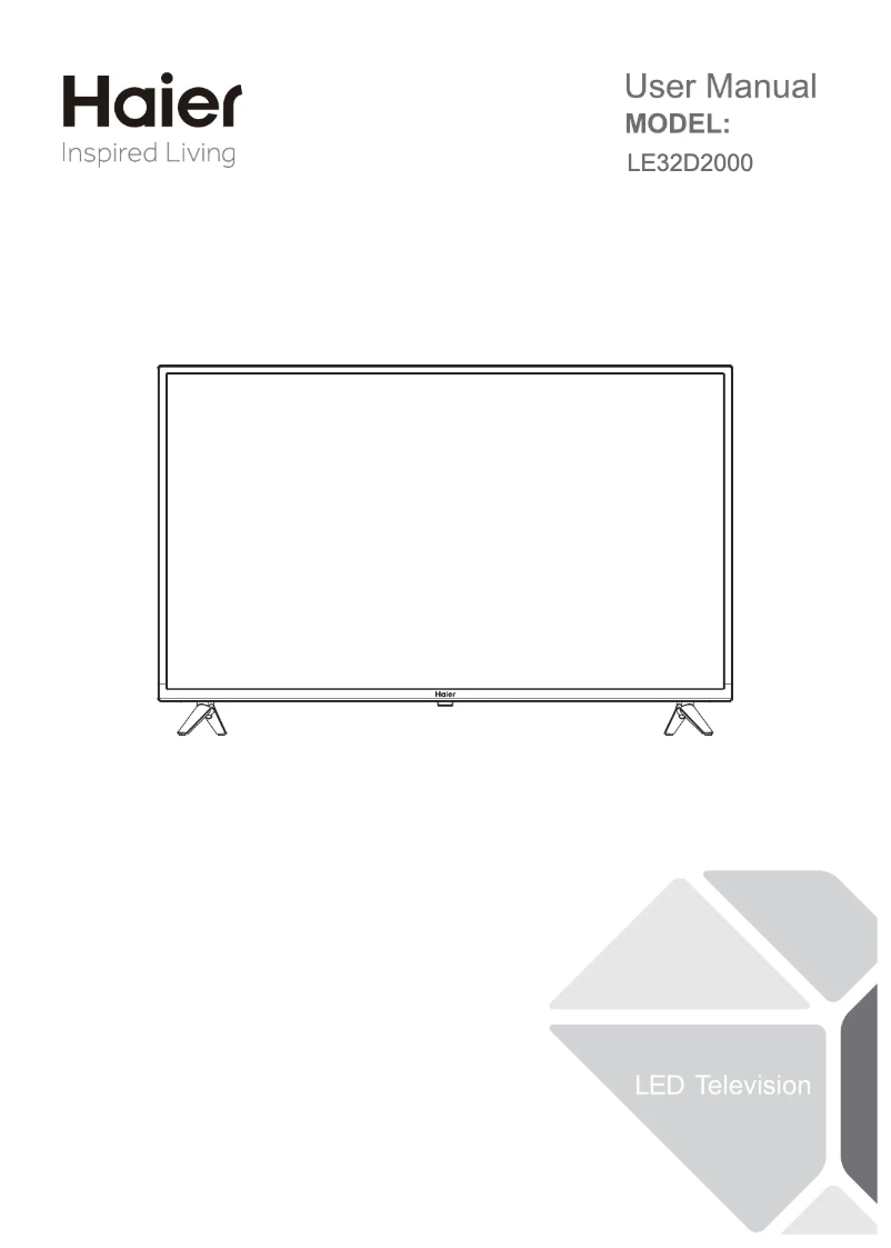 Page 1 de la notice Manuel utilisateur Haier LE32D2000