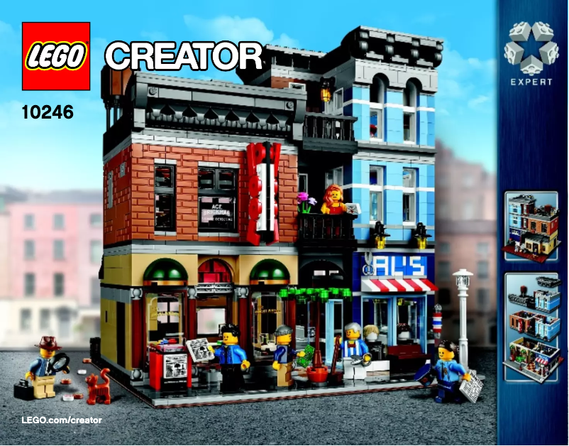 Page 1 de la notice Manuel utilisateur Lego Detective’s Office