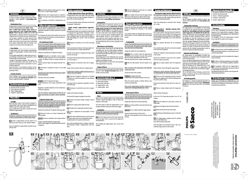 Página 1 del manual Manual de usuario Philips Saeco CA6801