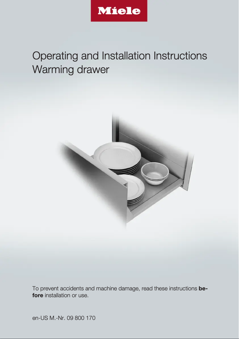 Page 1 de la notice Mode d'emploi Miele ESW 6580