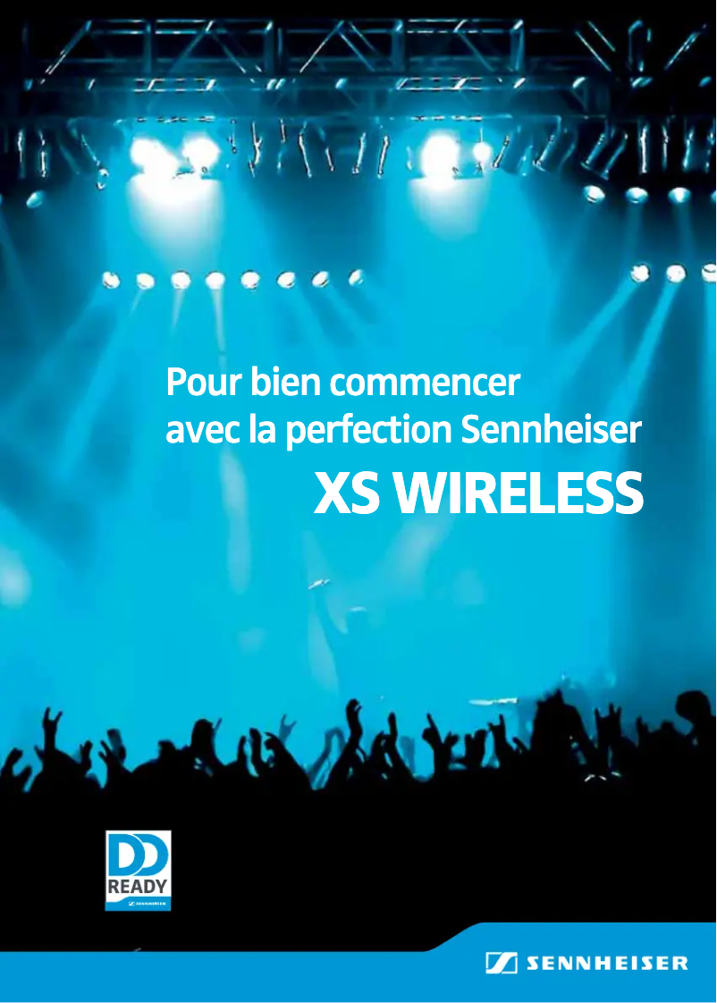 Page 1 de la notice Brochure Sennheiser XSW 72