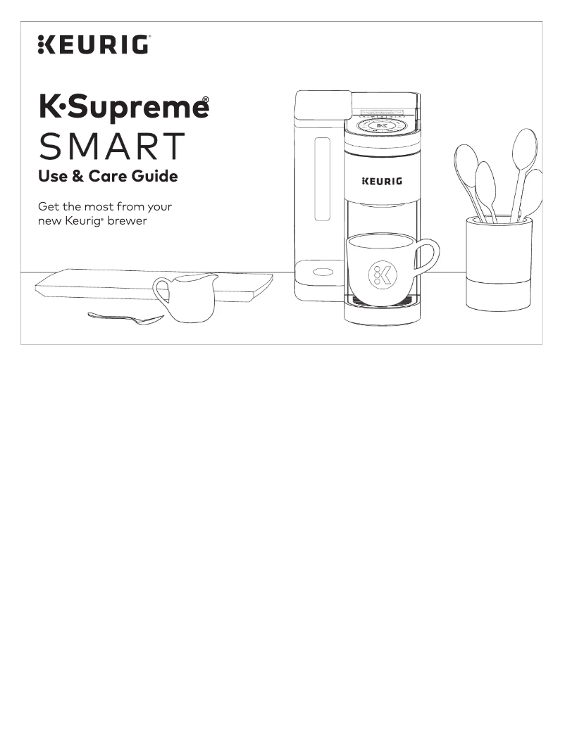 Page 1 de la notice Manuel utilisateur Keurig K-Supreme SMART
