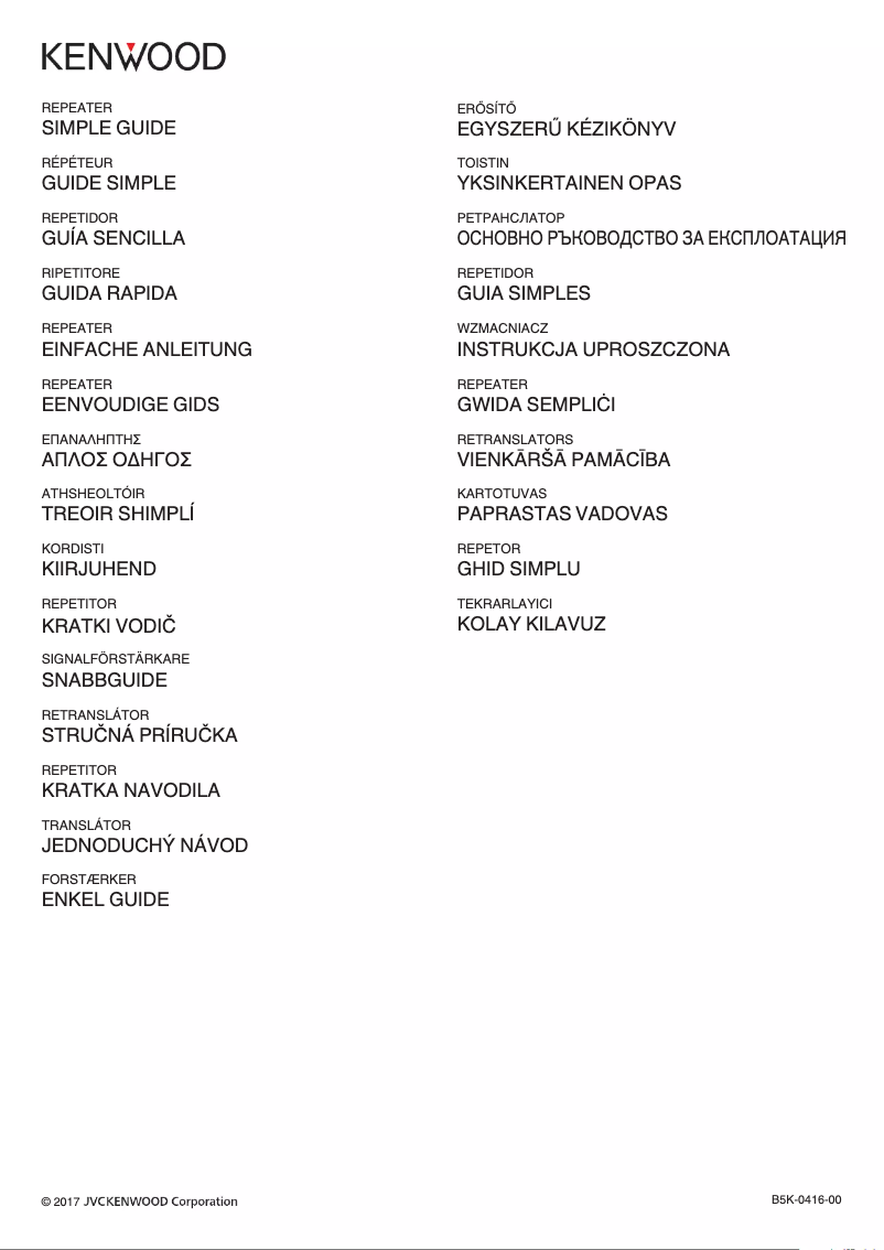 Page 1 de la notice Manuel utilisateur Kenwood NXR-710