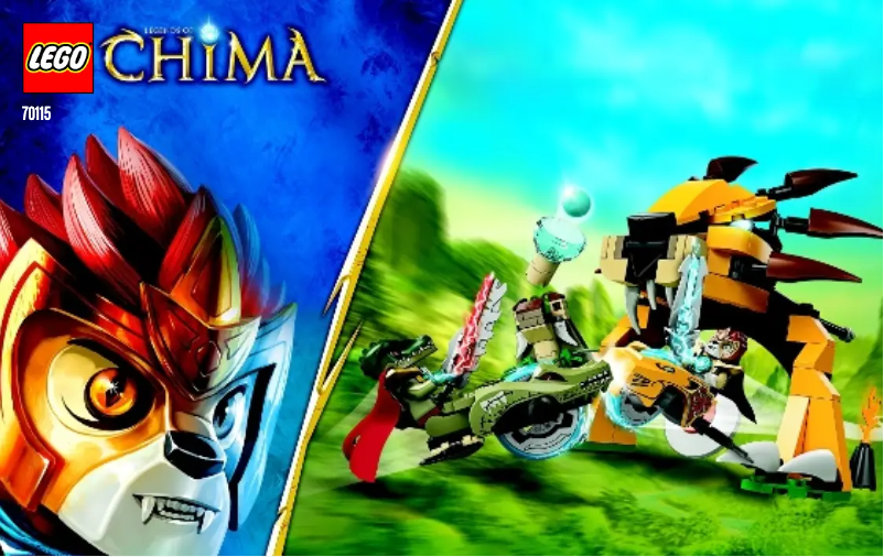 Page 1 de la notice Manuel utilisateur Lego Chima 70115