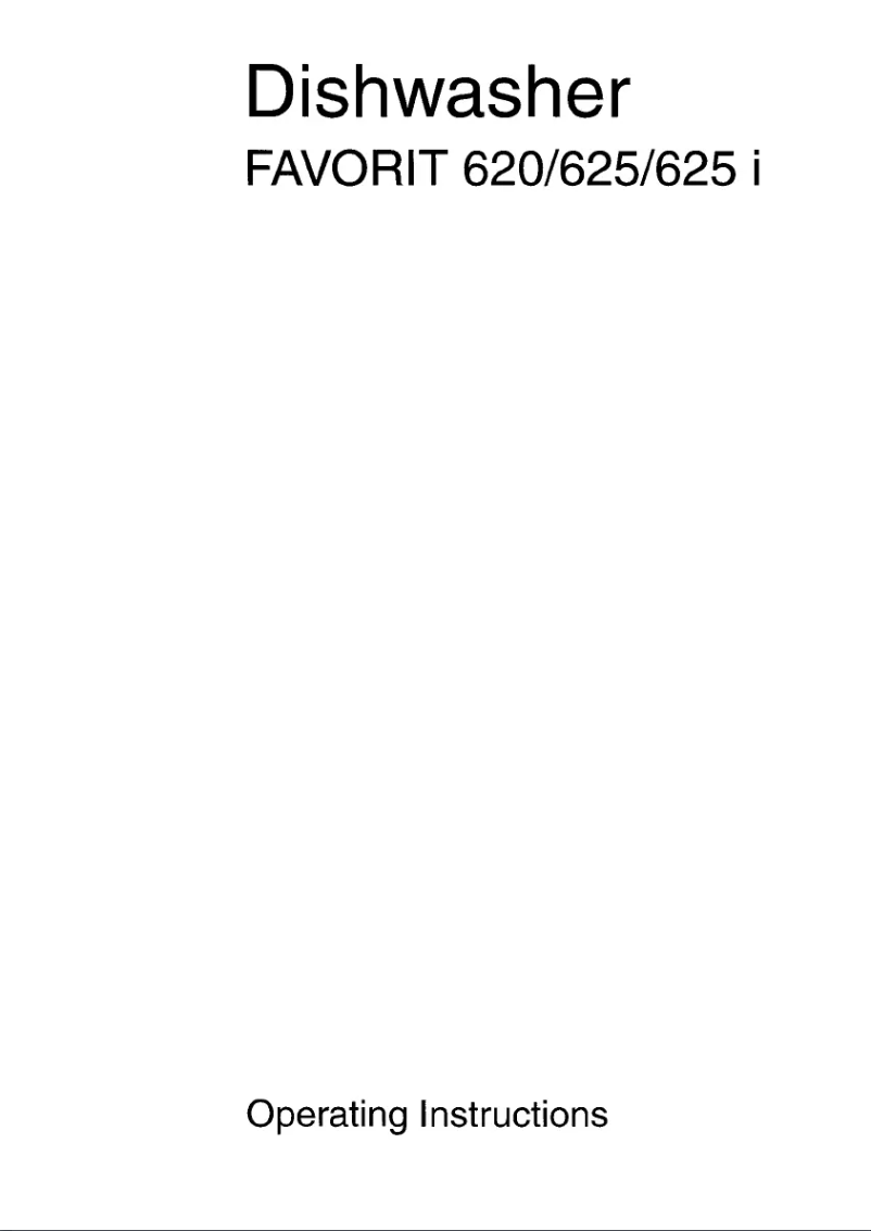 Page 1 de la notice Manuel utilisateur AEG Favorit 625 I